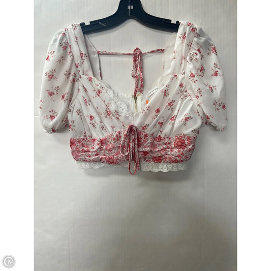 Top Short Sleeve By Altard State In White, Size: M