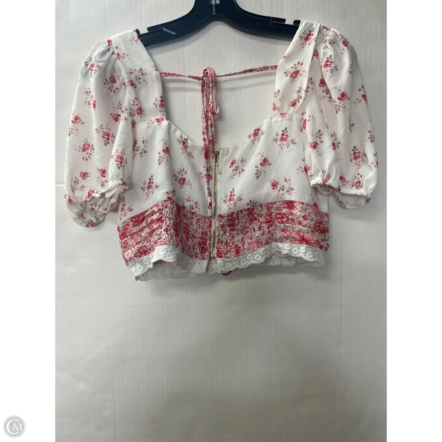 Top Short Sleeve By Altard State In White, Size: M