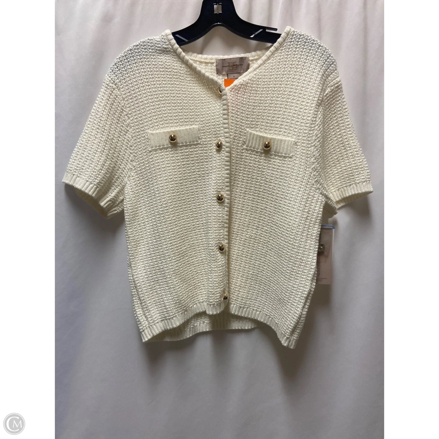 Skirt Suit 2pc By French Connection In White, Size: L