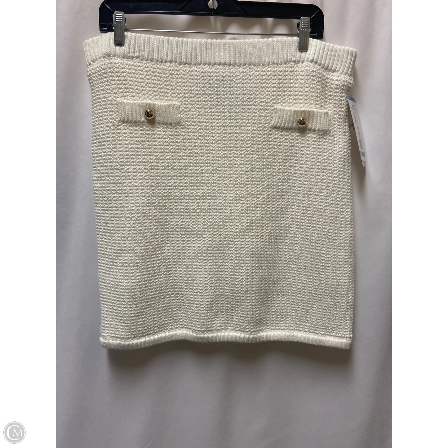 Skirt Suit 2pc By French Connection In White, Size: L