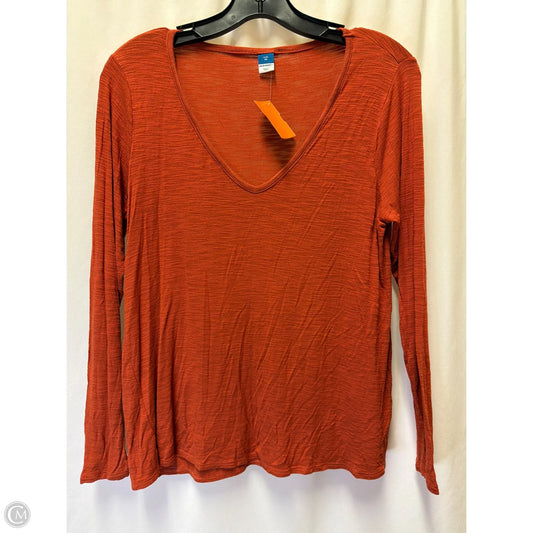 Top Long Sleeve By Old Navy In Copper, Size: Xs