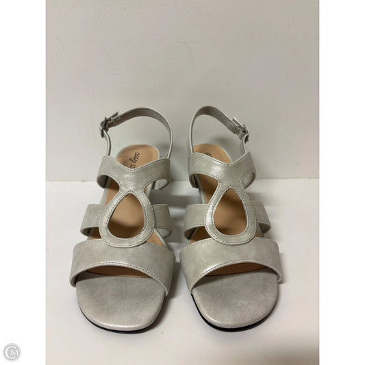 Shoes Heels Kitten By Easy Street In White, Size: 6.5