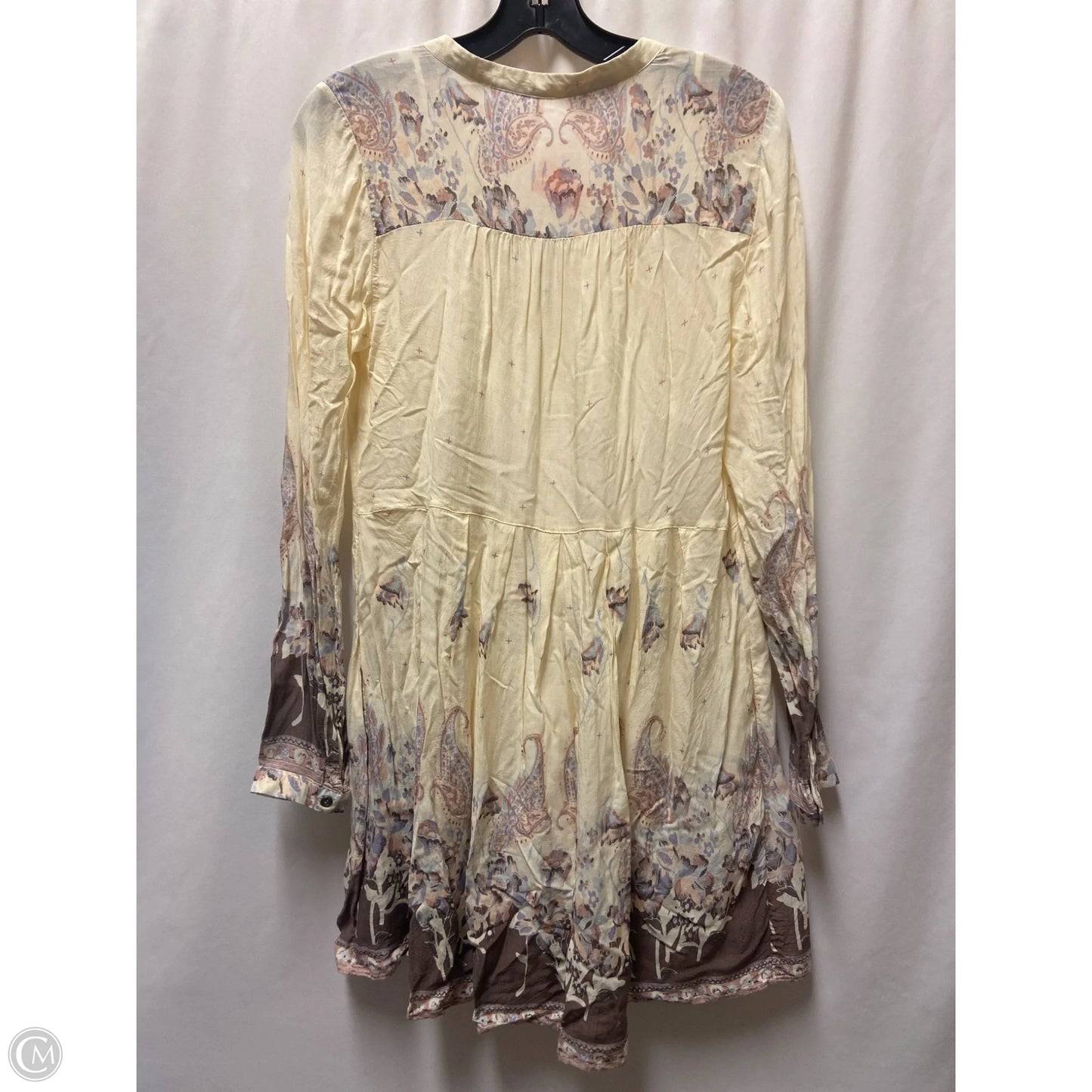 Dress Casual Midi By Free People In Yellow, Size: M