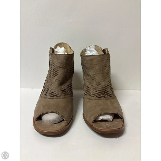 Sandals Heels Block By Paul Green In Beige, Size: 8