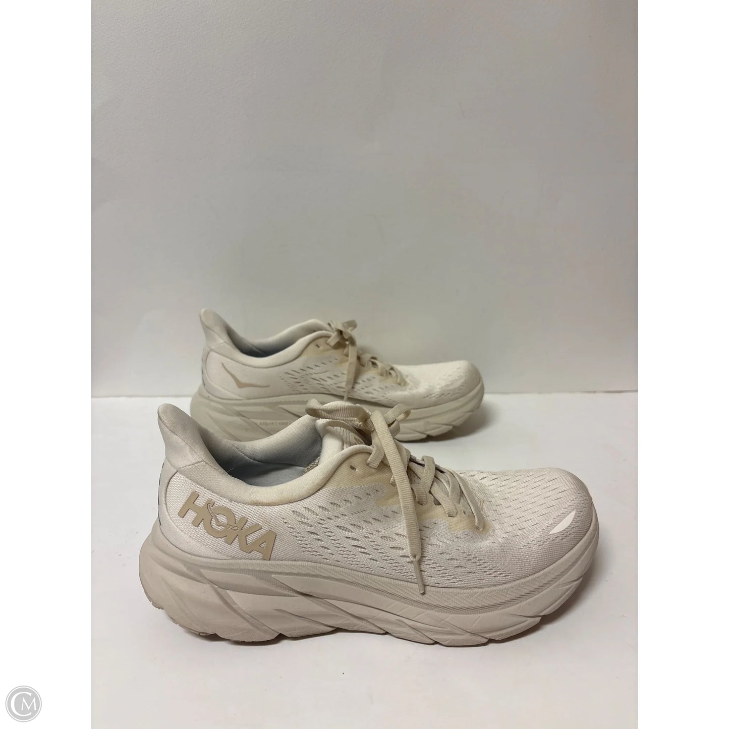 Shoes Athletic By Hoka In Cream, Size: 6.5