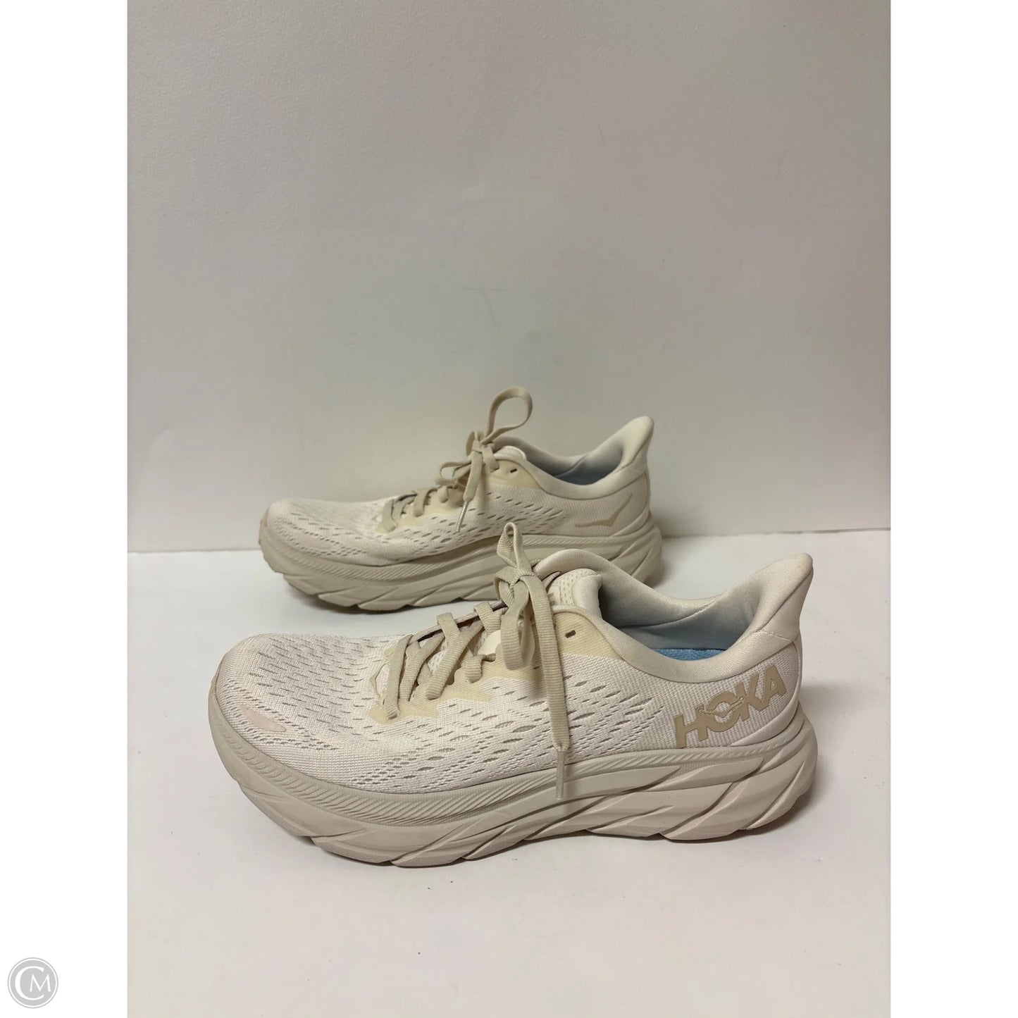 Shoes Athletic By Hoka In Cream, Size: 6.5