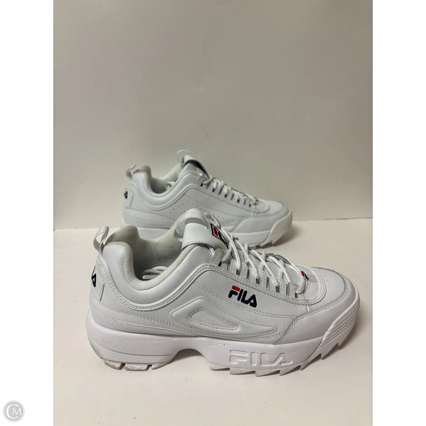 Shoes Athletic By Fila In White, Size: 11