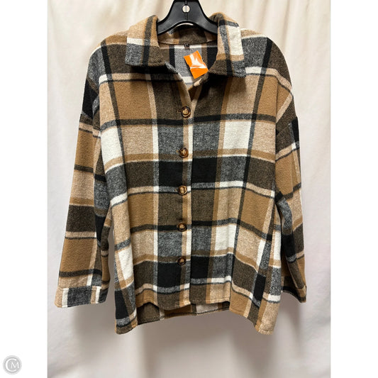 Top Long Sleeve By Clothes Mentor In Brown, Size: M