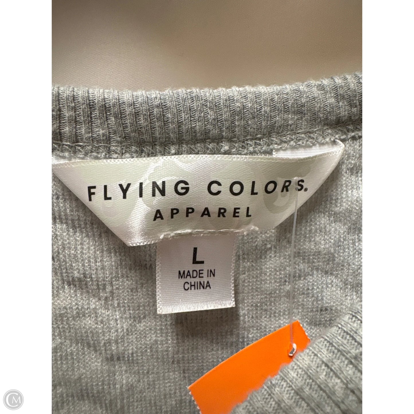 Sweatshirt Crewneck By Clothes Mentor In Grey, Size: L