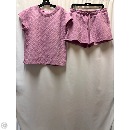 Short Set 2pc By Mary Square In Purple, Size: M