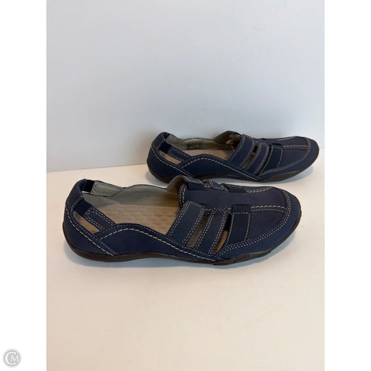 Shoes Flats By Clarks In Blue, Size: 9