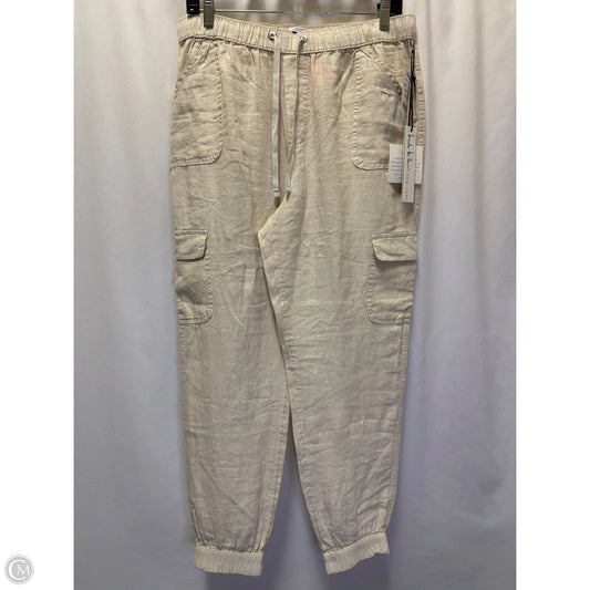 Pants Linen By Nicole By Nicole Miller In Tan, Size: L