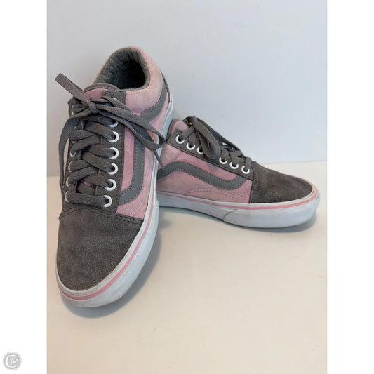 Shoes Sneakers By Vans In Pink, Size: 7.5