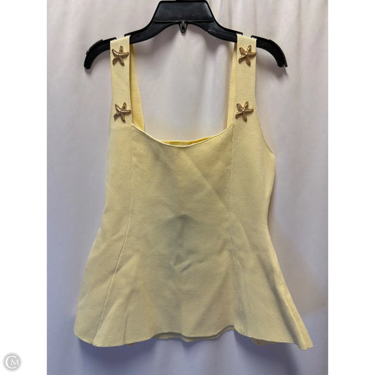 Tank Top By Clothes Mentor In Yellow, Size: L
