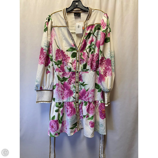 Dress Casual Midi By Milk & Honey In White, Size: L