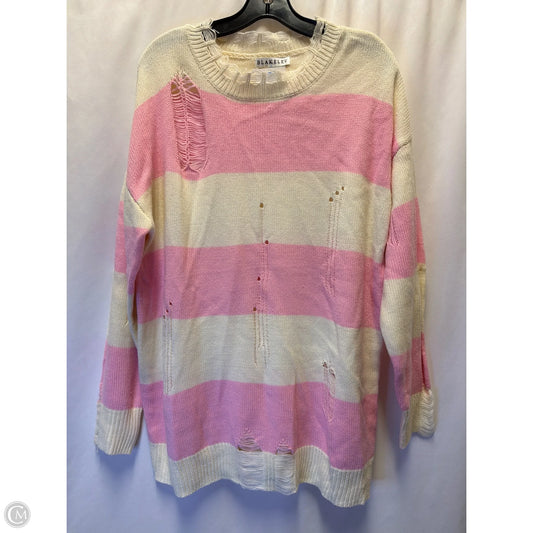 Sweater By Blakeley In Pink, Size: L