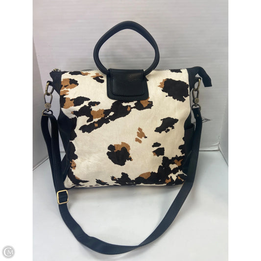 Handbag Leather By Hobo Intl, Size: Large