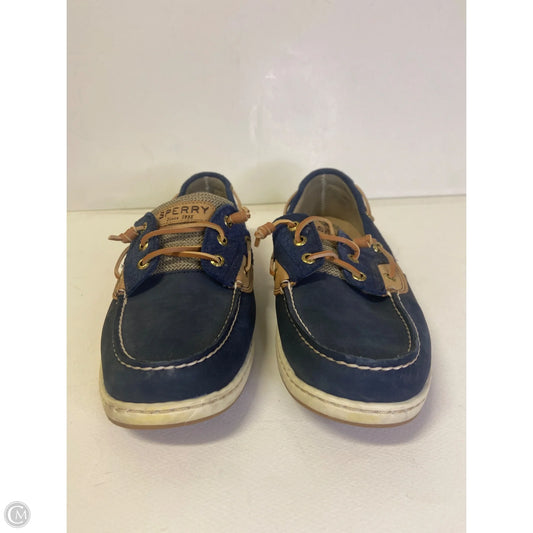 Shoes Flats By Sperry In Navy, Size: 12