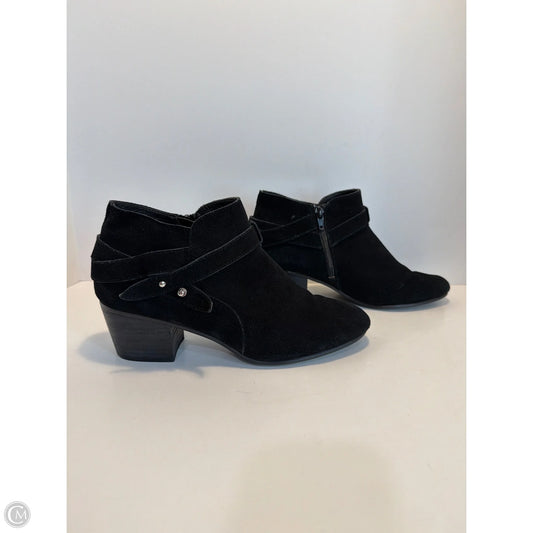 Boots Ankle Heels By Crown Vintage In Black, Size: 10