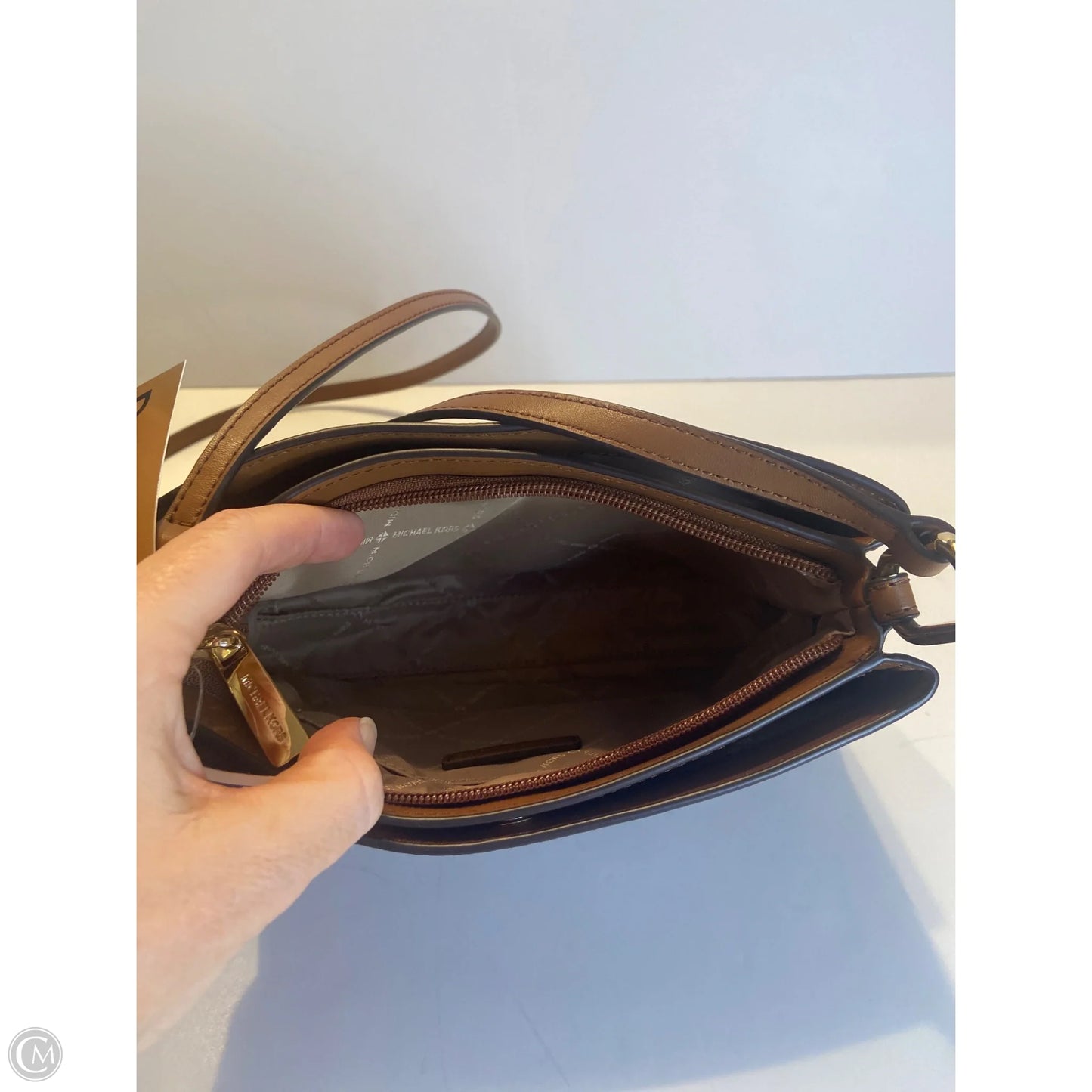 Crossbody Designer By Michael Kors, Size: Medium