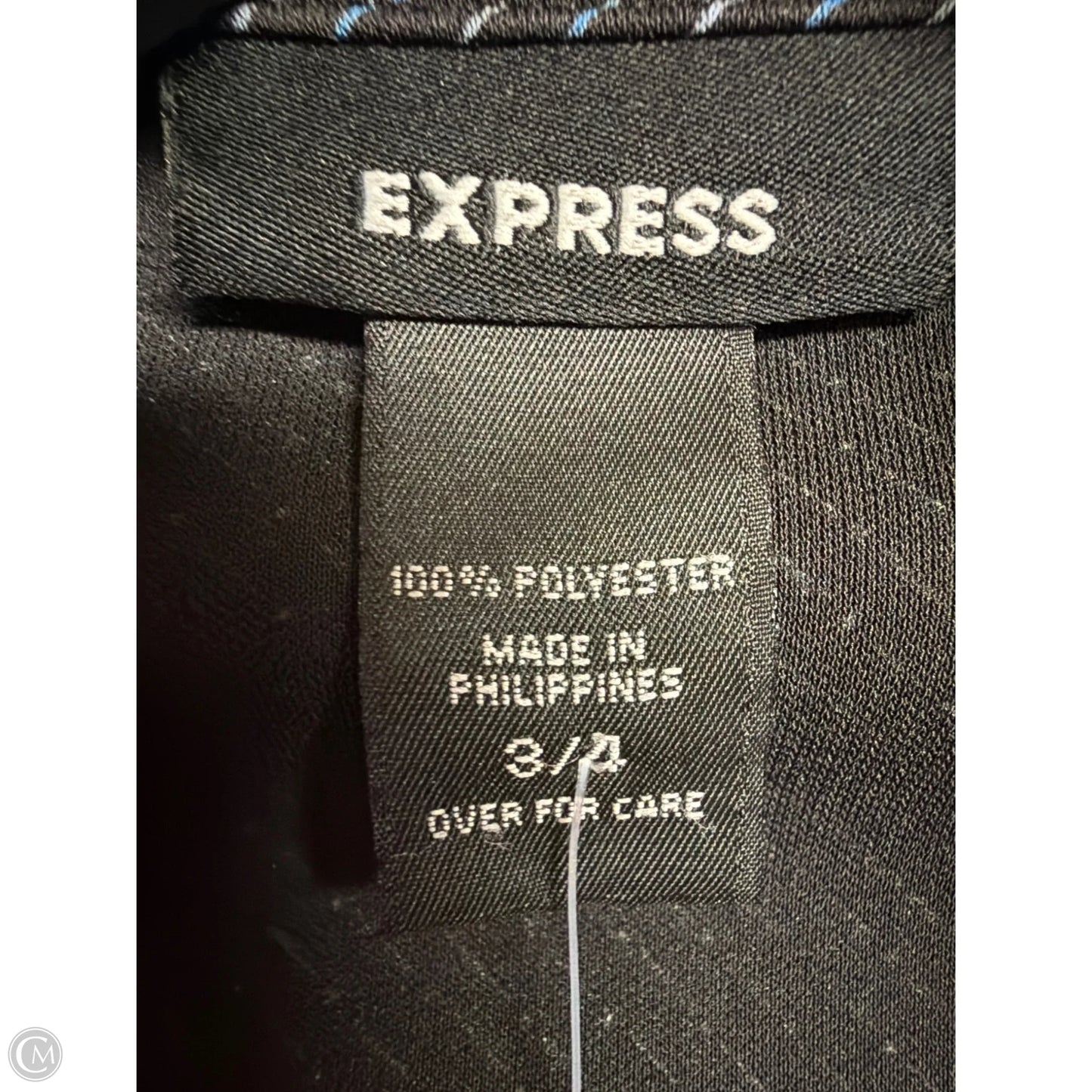 Dress Casual Midi By Express In Navy, Size: S