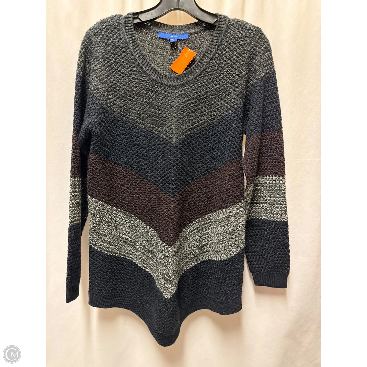 Sweater By Apt 9 In Black, Size: M