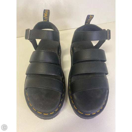 Sandals Designer By Dr Martens In Black, Size: 11