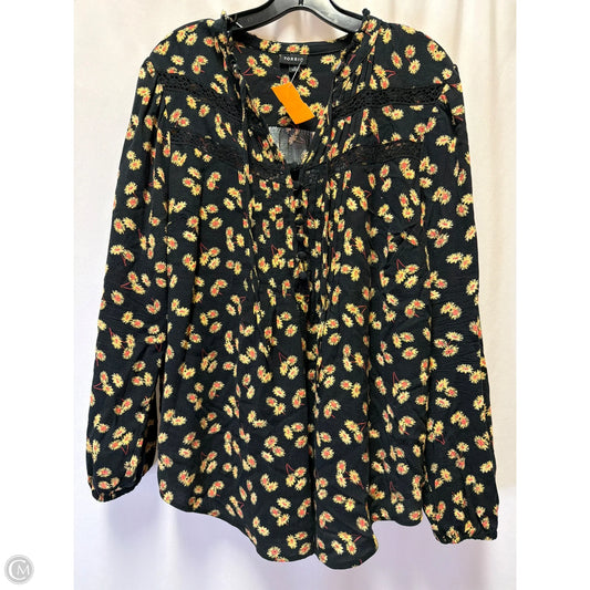 Top Long Sleeve By Torrid In Black, Size: L
