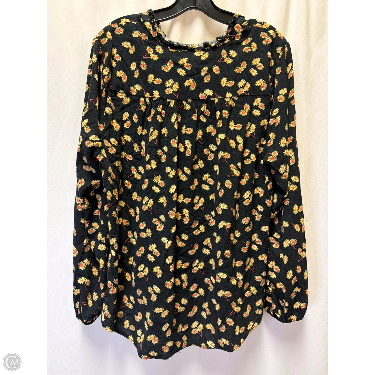 Top Long Sleeve By Torrid In Black, Size: L