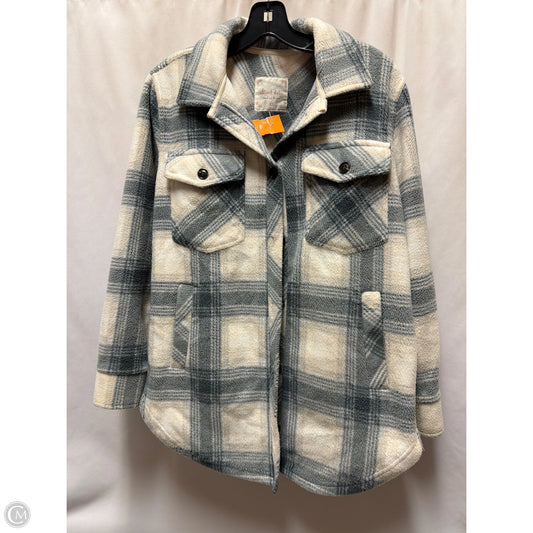 Jacket Shirt By Altard State In Grey, Size: Xs