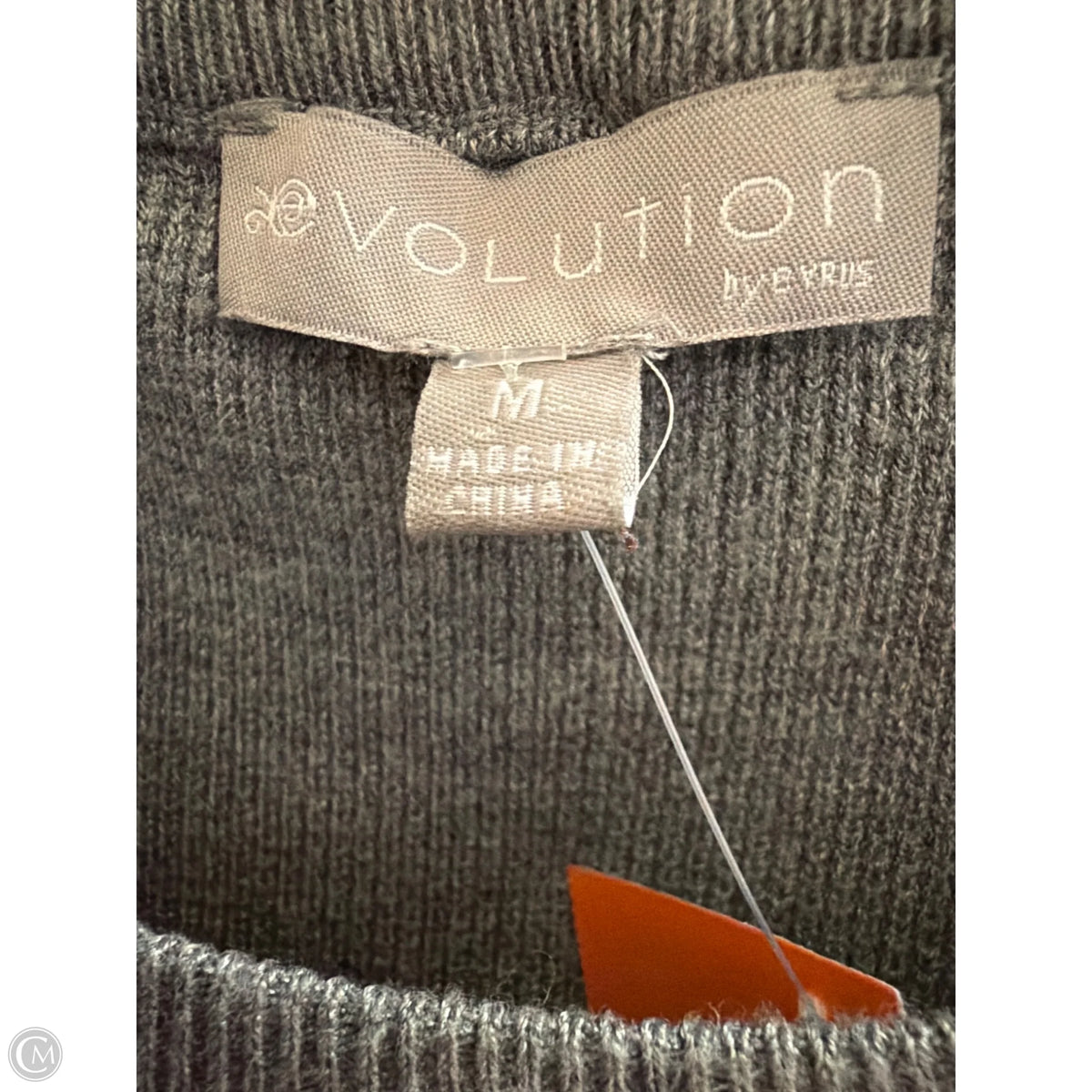Sweater By Evolution In Grey, Size: M