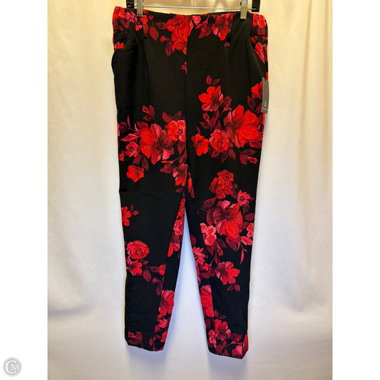 Pants Dress By Jules & Leopold In Black & Red, Size: L
