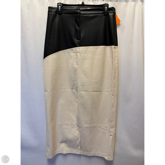 Skirt Maxi By Topshop In Black, Size: L