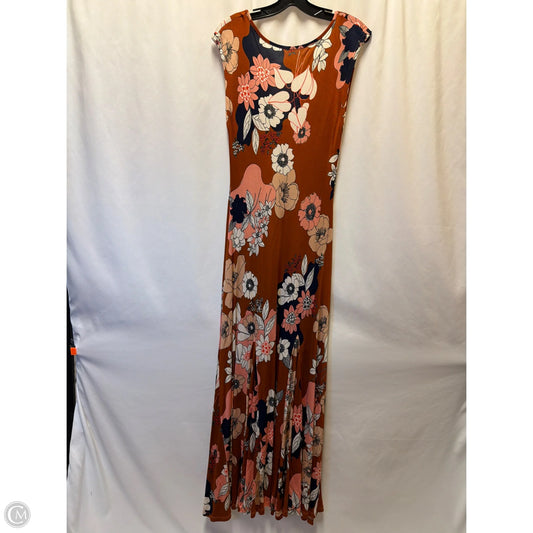 Dress Casual Maxi By Free People In Copper, Size: S