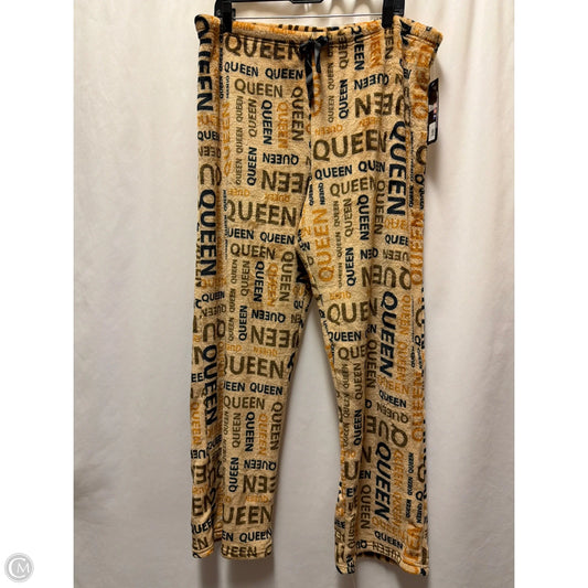 Pajama Pants By Clothes Mentor In Brown, Size: 3x
