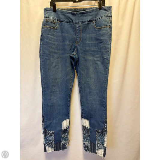 Jeans Straight By Coldwater Creek In Blue Denim, Size: 14