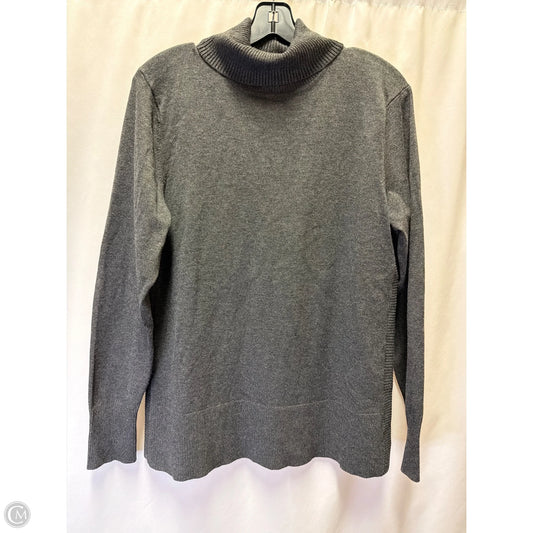 Sweater By Cable And Gauge In Grey, Size: Xl