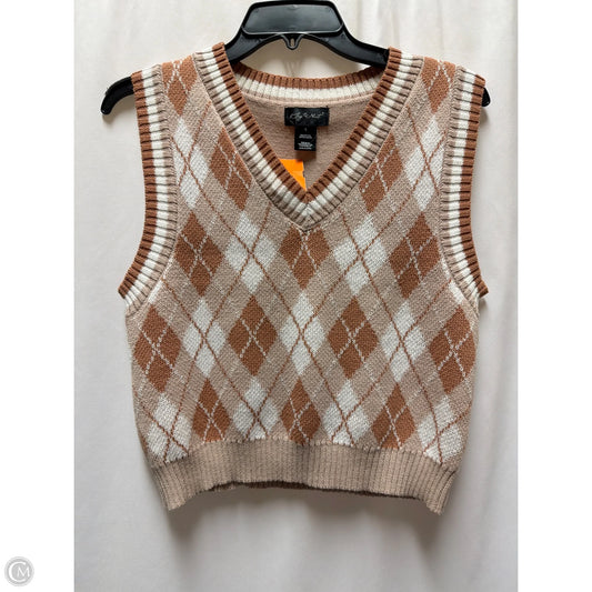Sweater Short Sleeve By Say What In Copper, Size: L