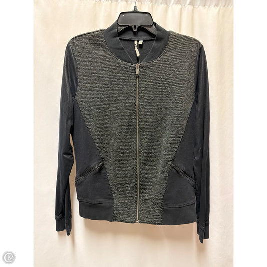 Jacket Shirt By Calvin Klein In Black, Size: L