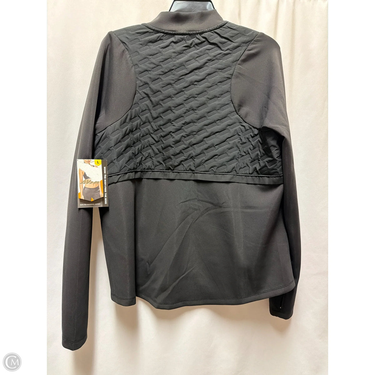 Athletic Jacket By Avia In Black, Size: L
