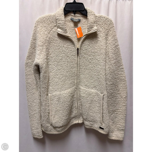 Jacket Faux Fur & Sherpa By Natural Reflections In Cream, Size: L