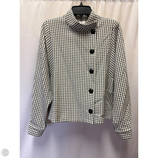 Jacket Other By Cabi In Black & White, Size: M
