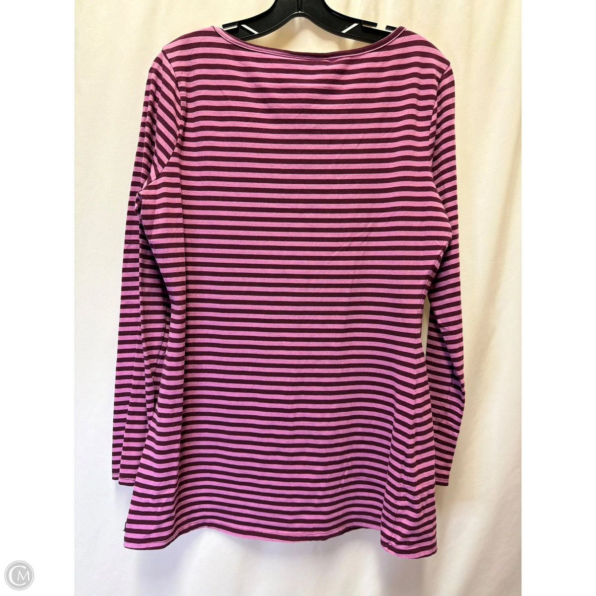 Top Long Sleeve By Matilda Jane In Plaid Pattern, Size: L