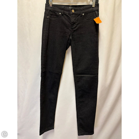 Jeans Skinny By White House Black Market In Black Denim, Size: Xs