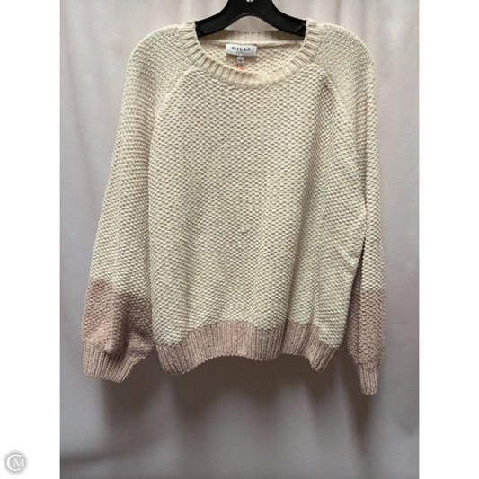 Sweater By Gilli In Cream, Size: L