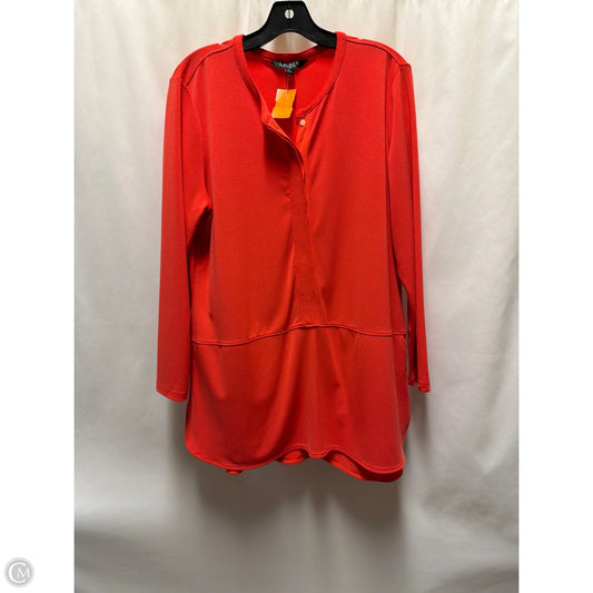 Top Long Sleeve By Ralph Lauren In Red, Size: Xl