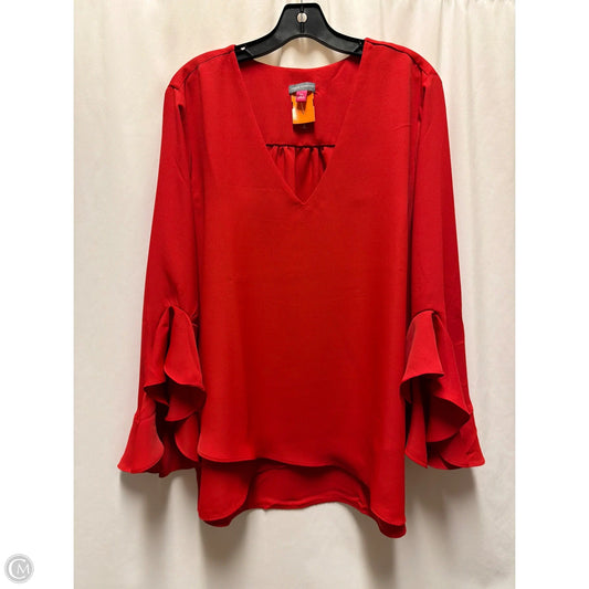 Top LS By Vince Camuto In Red, Size: Xxl