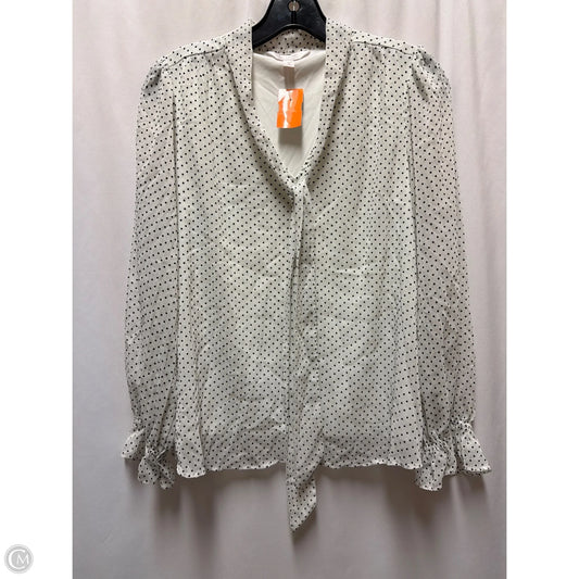 Top Long Sleeve By Lc Lauren Conrad In White, Size: S