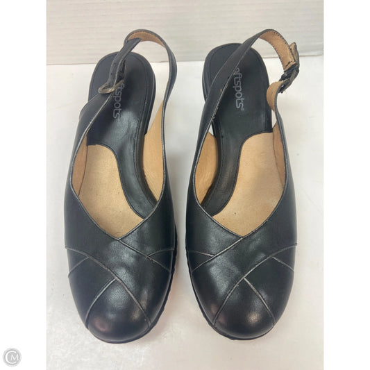 Shoes Heels Kitten By Softspots In Black, Size: 8