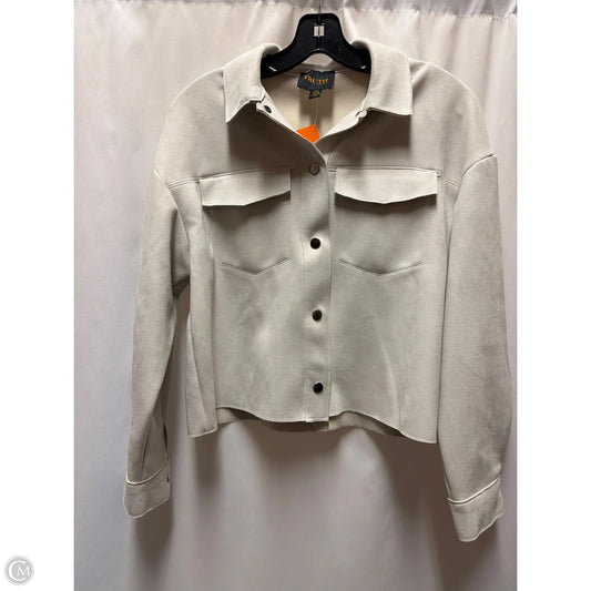 Jacket Shirt By Truth In Beige, Size: S